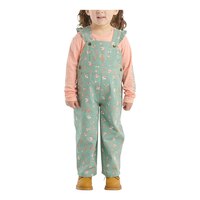 Carhartt Kids' Long Sleeve T Shirt and Overall Set Front_Flat