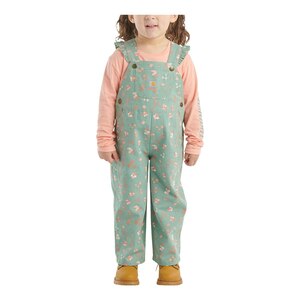 Carhartt Kids' Long Sleeve T Shirt and Overall Set