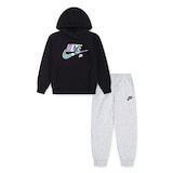 Nike Sportswear Toddler Boys' 4-7 Outside Seasonal Fleece Set Front_Flat
