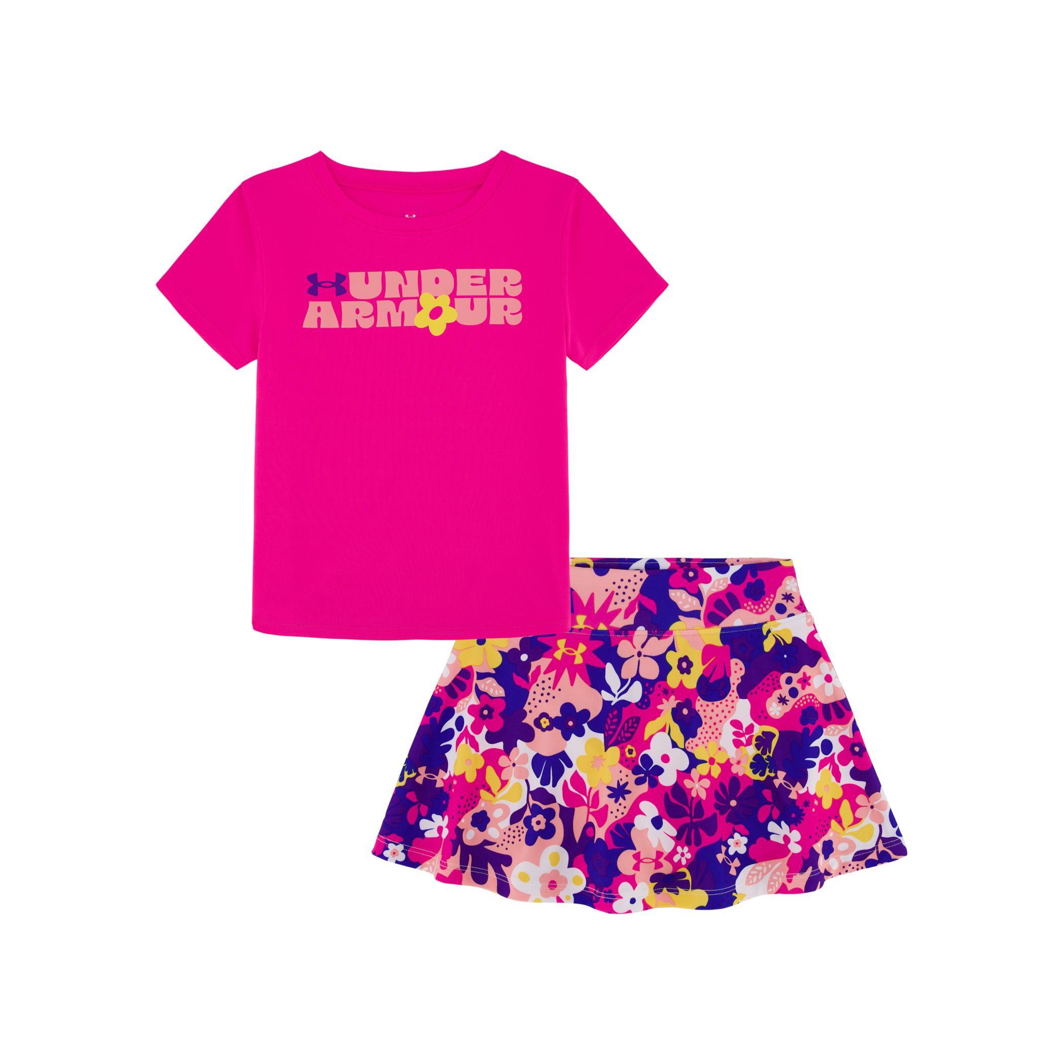 Under Armour Toddler Girls' Printed Skort Set 4-6X