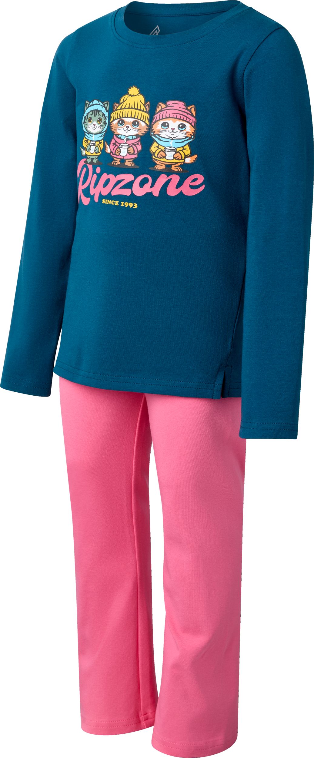 Ripzone Toddler Kids' Long Sleeve Shirt and Pants Set