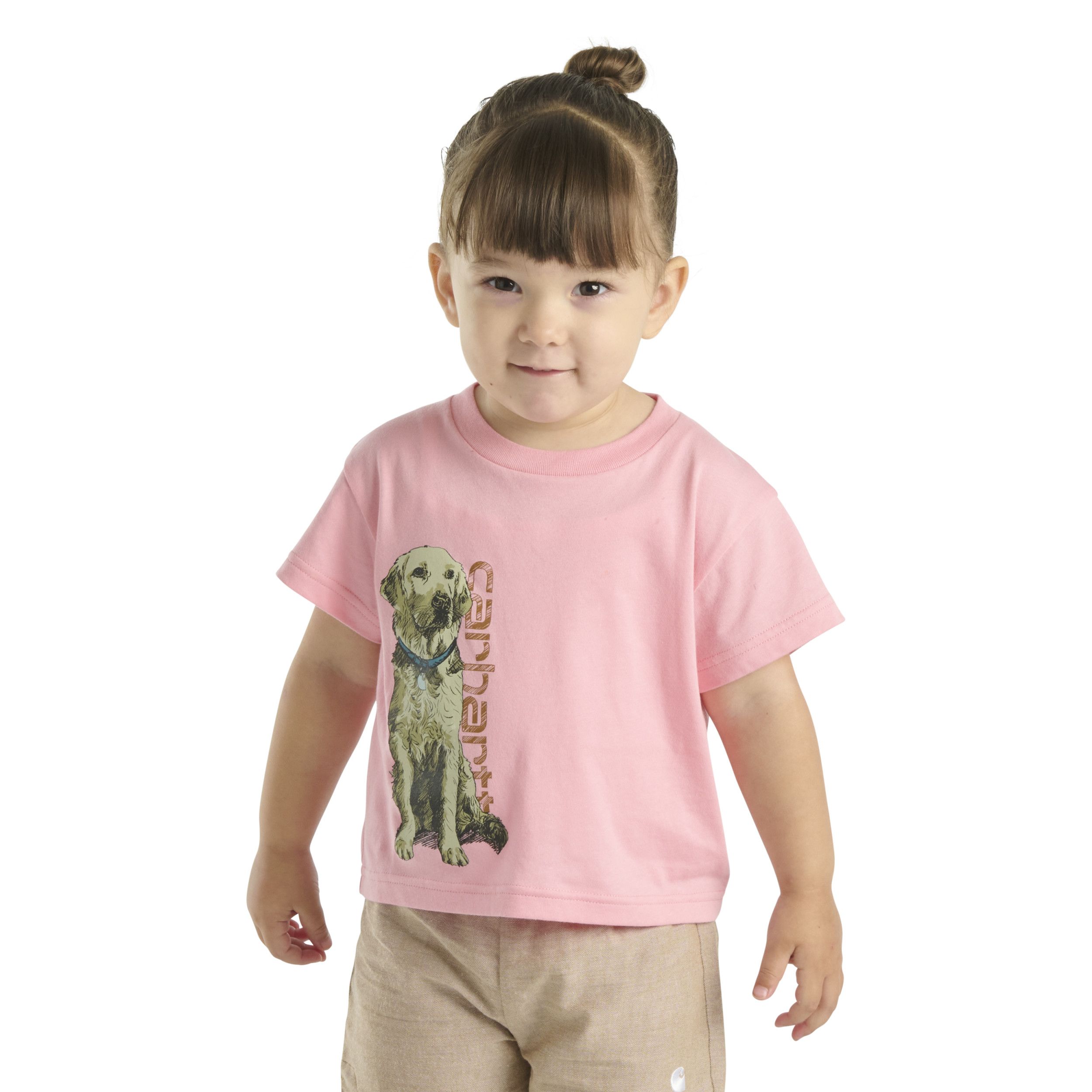 Carhartt Toddler Girls' 4-6X Dog T Shirt