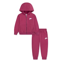 Nike Toddler Kids' 2-4 Lbr Full Zip Club Fleece Set Front_Flat