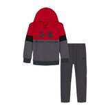 Under Armour Infant Kids' Rival Pullover Hoodie Set Front_Flat