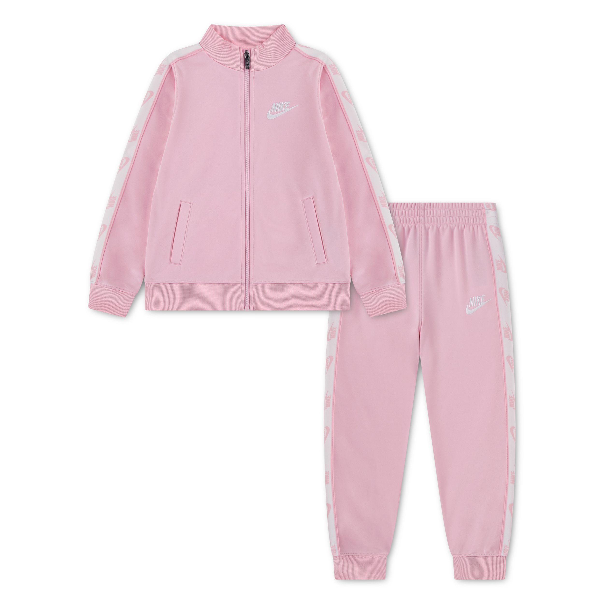 Nike Toddler Kids' Full Zip Athletic Set With Logo Taping