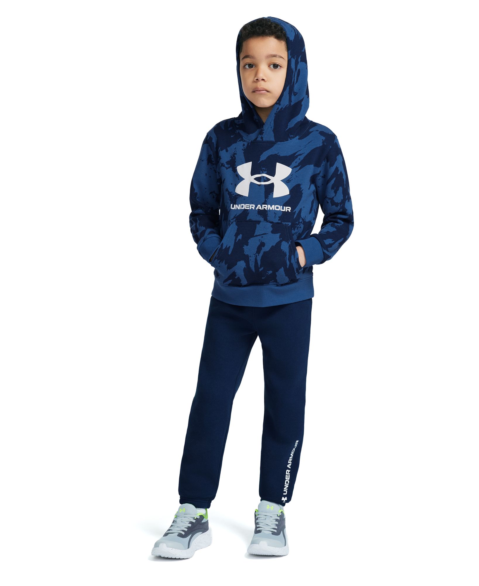 Under Armour Toddler Kids' Rival All Over Print Fleece Set - Warm and Comfy Clothing Set