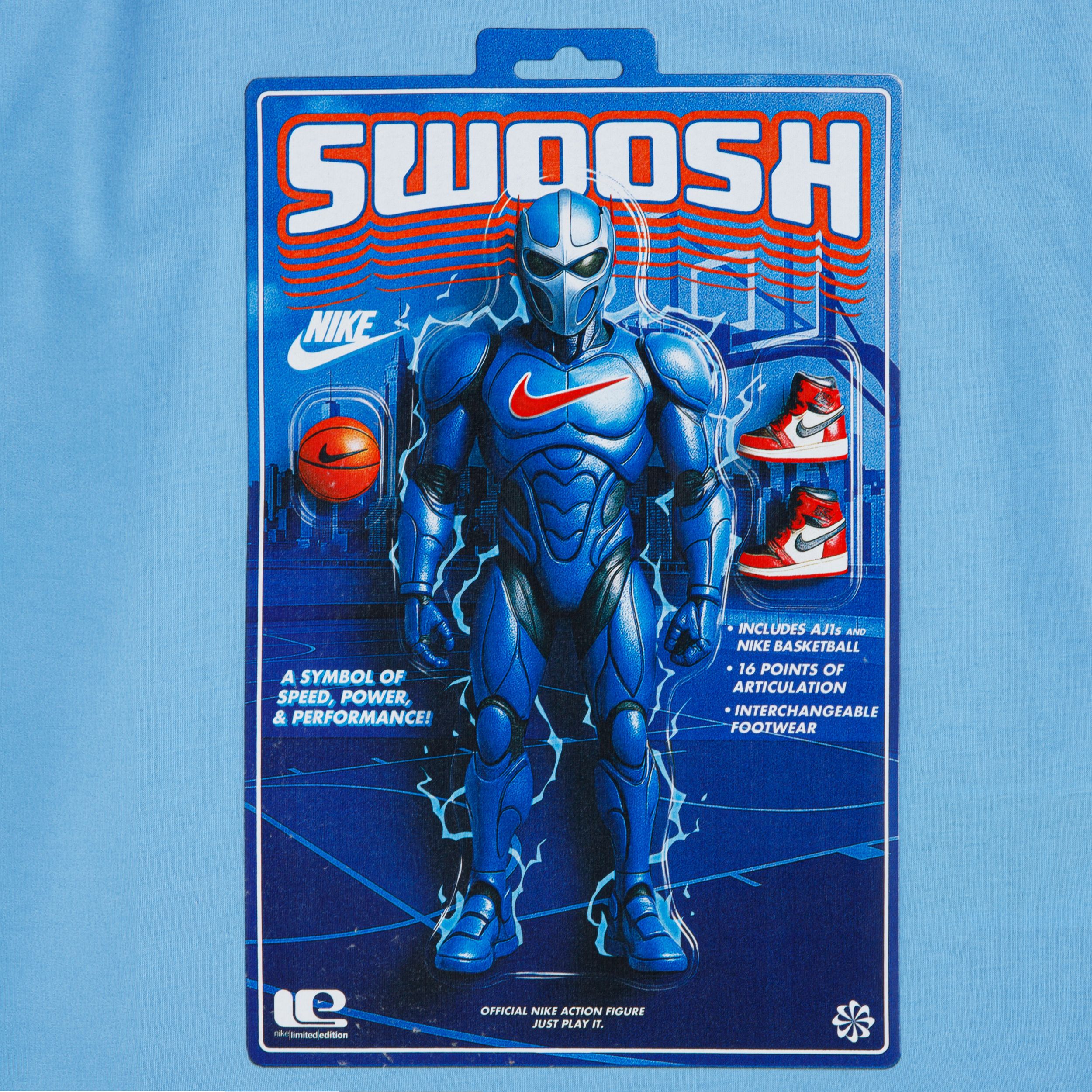 Nike Toddler Kids' Swoosh Action Figure T-shirt