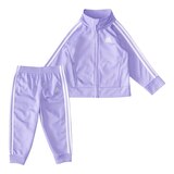 adidas Infant Girls Classic Tricot Track Set Front_Flat