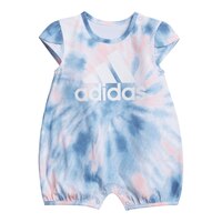 adidas Infant Girls' Printed Shortie Romper Set Front_Flat