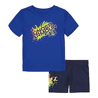 Under Armour Infant Boys' Splatter Logo Set Front_Flat