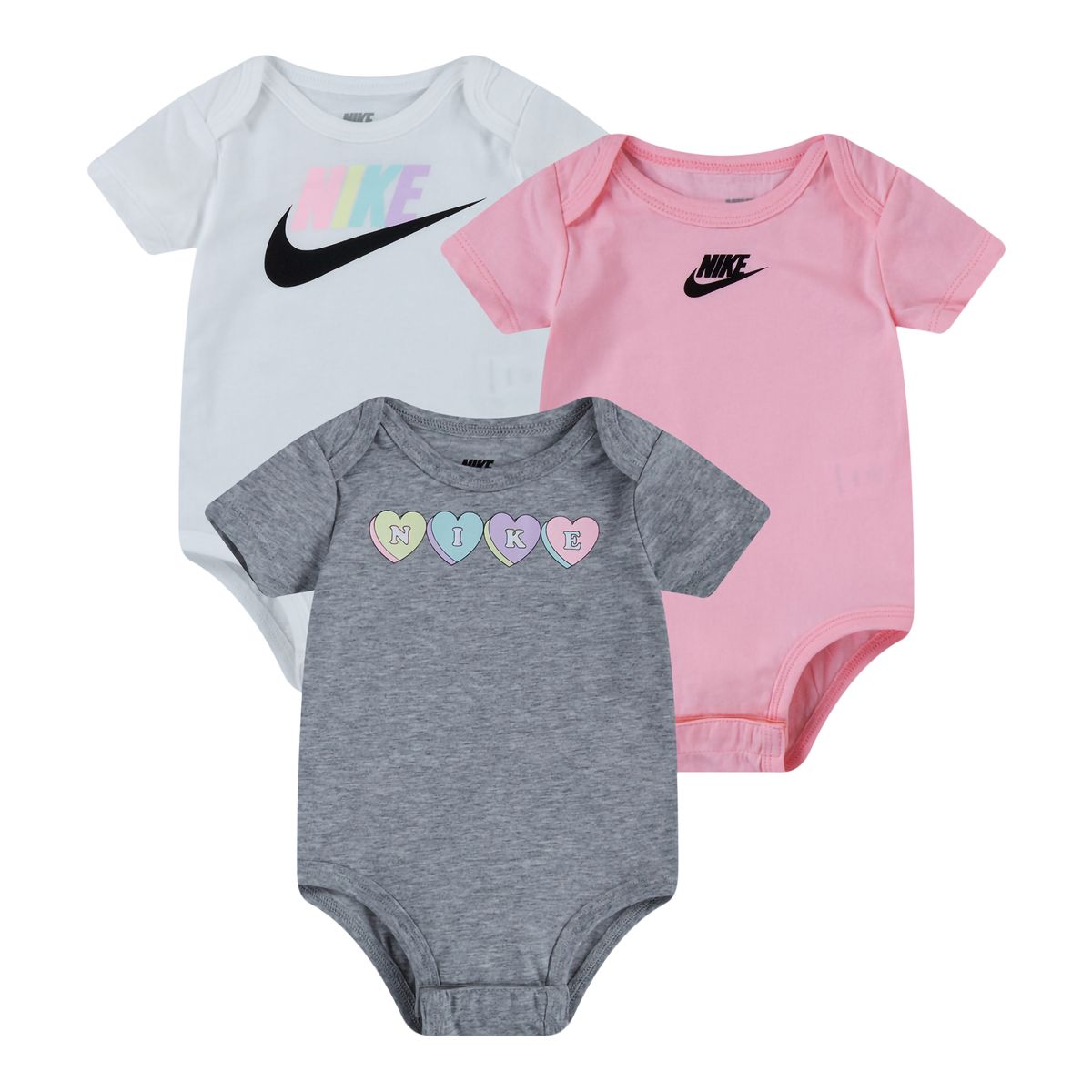 Nike Infant Girls' 0/3M-9M Bodysuit - 3 Pack | SportChek