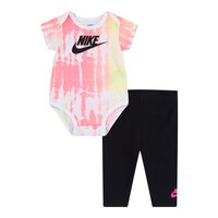 Nike Infant Girls' 0/3M-9M Bodysuit and Pant Set Front_Flat