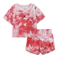 Jordan Infant Girls' 12-24M Jumpman T Shirt And Shorts Set Front_Flat