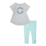 Converse Infant Girls' 12M-24M Shine Leggings Set Front_Flat