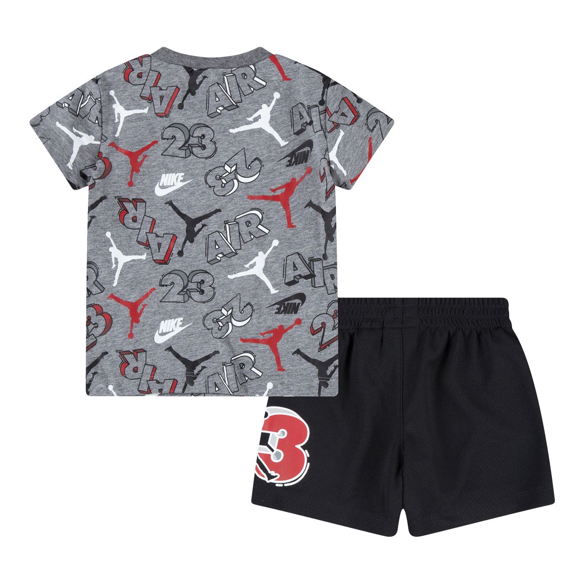 Jordan Boys' Infant Air Rumbled T Shirt And Shorts Set