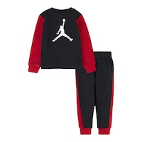 Jordan Infant Boys' Speckle Fleece Sweatshirt Set Front_Flat