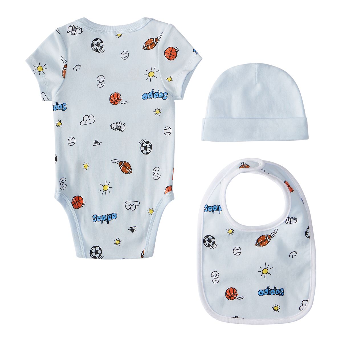 Adidas Infant's Sky Bodysuit Box Set