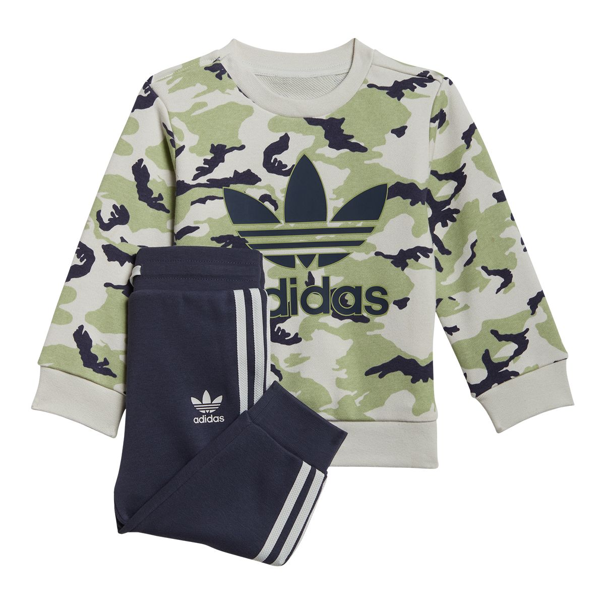 adidas Infant Girls' Tracksuit Crew Set