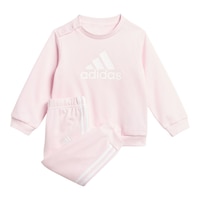 adidas Infant Girls' French Terry Crew Jogger Set Front_Flat