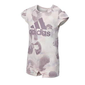 adidas Infant Girls' Printed Shortie Romper Set