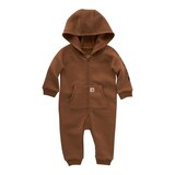 Carhartt Baby Unisex Long Sleeve Fleece Zip-Front Coverall Front_Flat