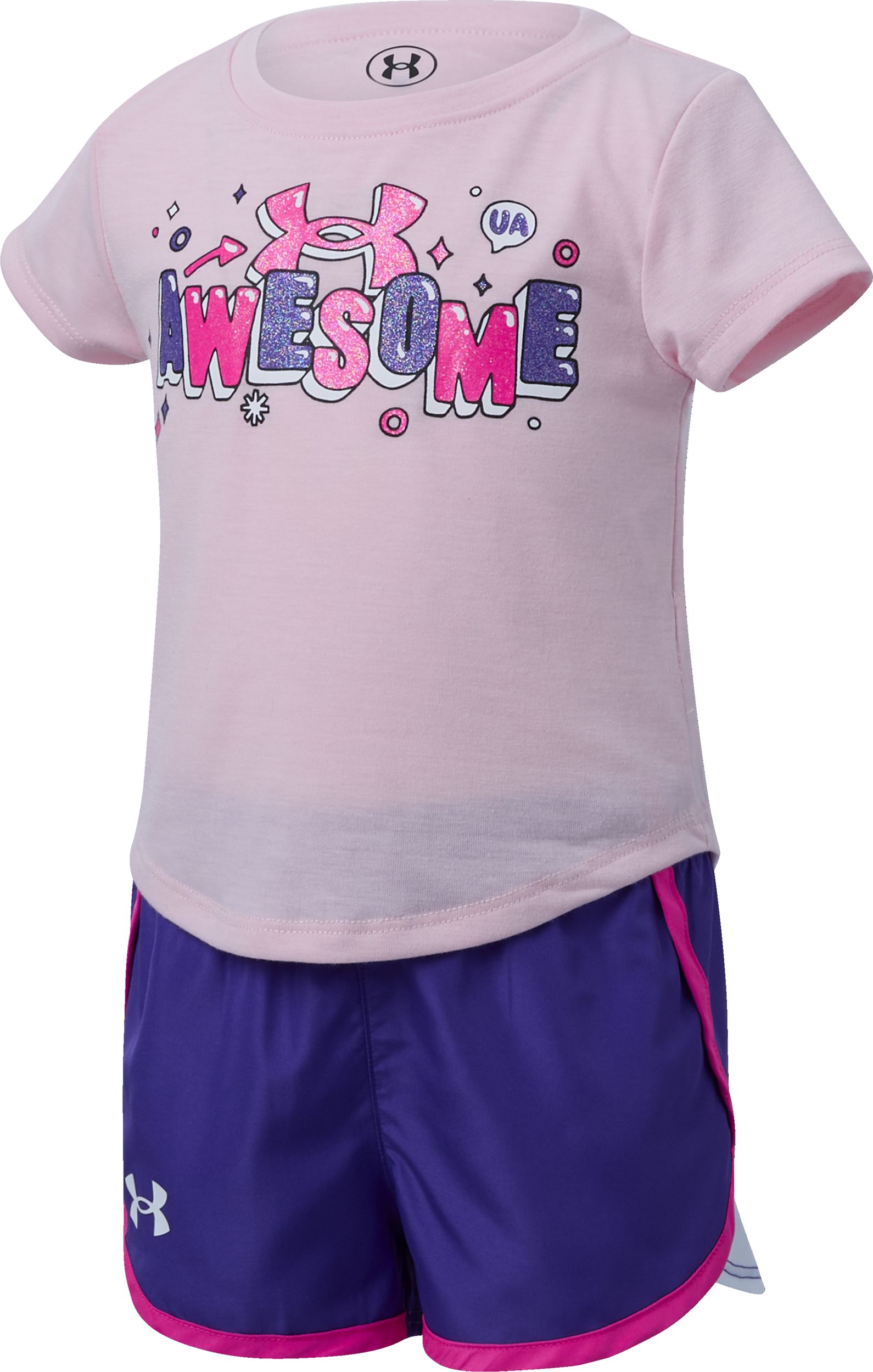 Under Armour Infant Girls' Awesome Woven Shorts Set