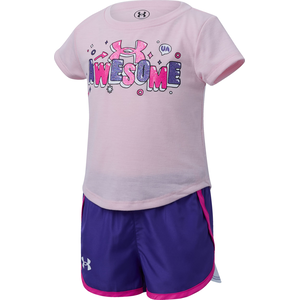 Under Armour Infant Girls' Awesome Woven Shorts Set