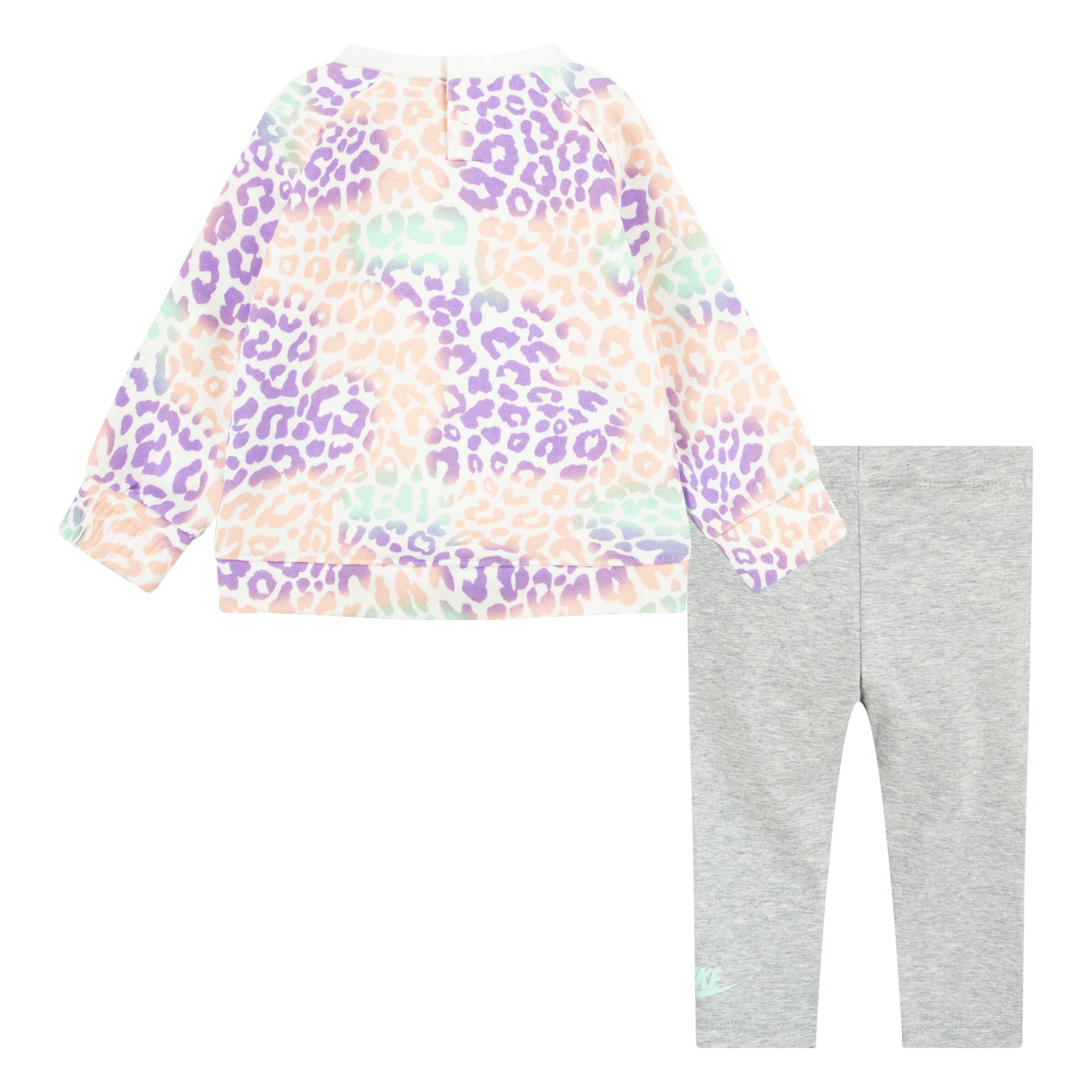 Nike Infant Girls' All Over Print Crew Leggings Set