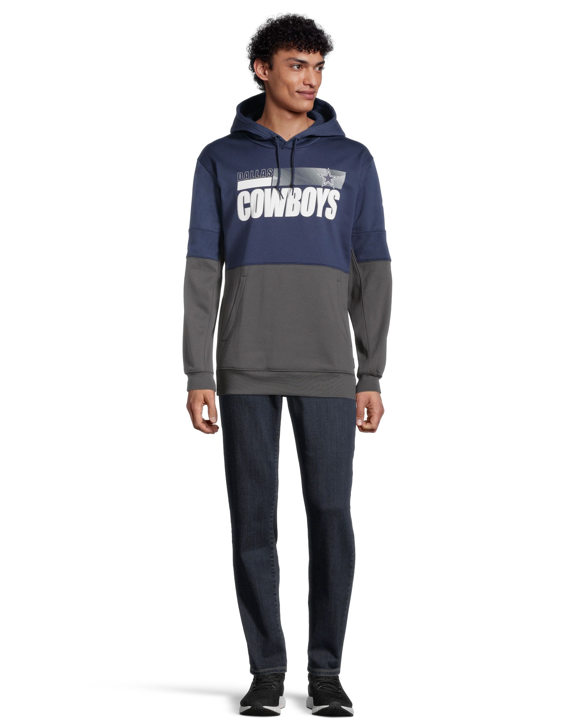 Dallas Cowboys Nike Therma Sideline Hoodie - Youth