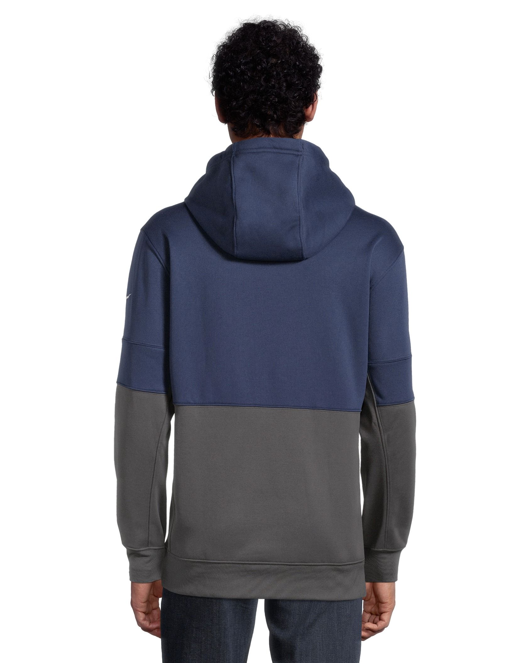 dallas cowboys nike mens team name lockup therma fleece hoodie