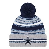 Dallas Cowboys New Era Sport Knit Hat, NFL, Football Front_Flat