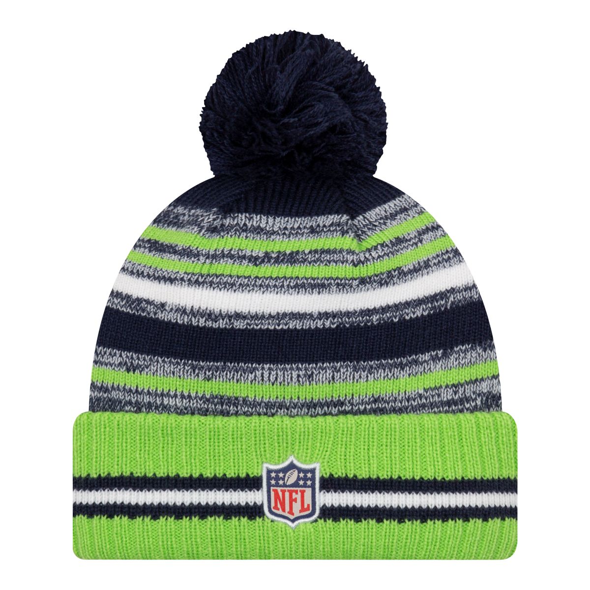 Lids Dallas Cowboys New Era Youth Sideline Sport Block Cuffed Knit Hat with  Pom - Black