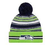 Seattle Seahawks New Era Sport Knit Hat, NFL, Football Front_Flat