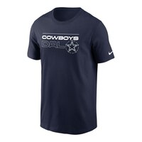 Dallas Cowboys Nike Men's Broadcast Essential T Shirt Front_Angled_Left