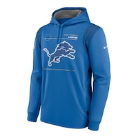 Detroit Lions Nike Men's Therma Hoodie Front_Angled_Left