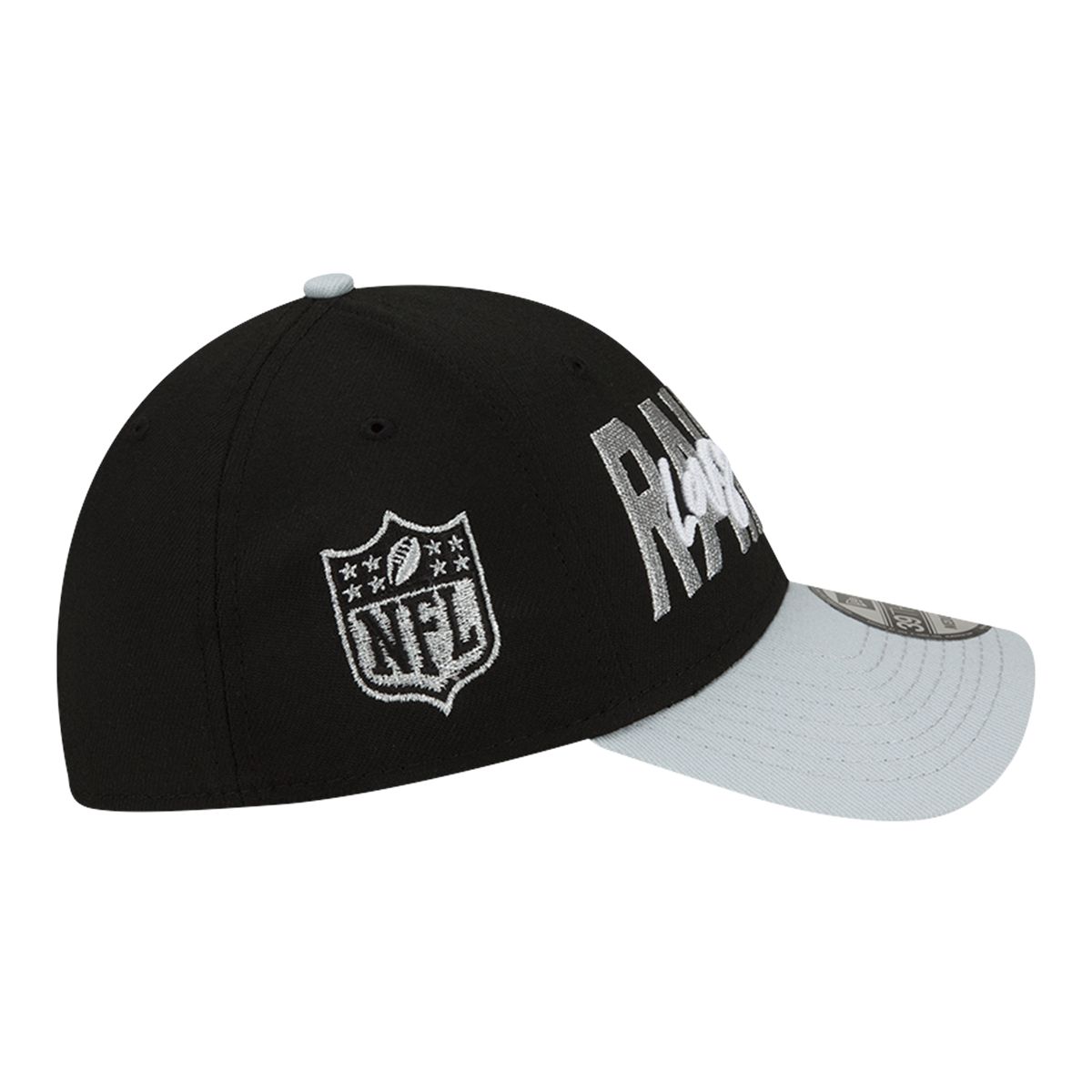 New Era Men's Las Vegas Raiders 2023 NFL Draft 39THIRTY Stretch Fit Hat - S/M Each