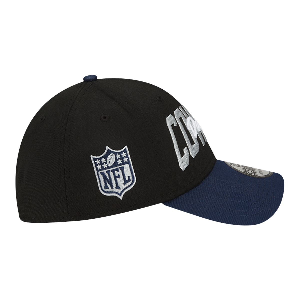 Dallas Cowboys Hat New Era 39Thirty Flex Fit Cap M/L Black Star Logo  Football