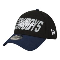 Dallas Cowboys New Era Draft 39THIRTY Stretch Fit Adjustable Hat, NFL, Football Front_Three_Fourths_Angled_Left