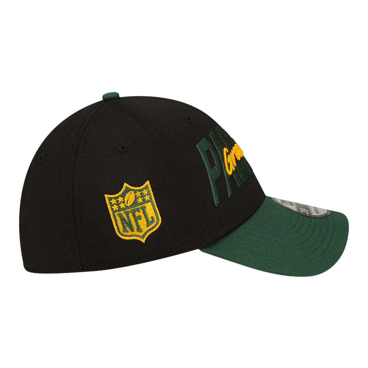 Green Bay Packers New Era Draft 39THIRTY Stretch Fit Adjustable Hat, NFL, Football