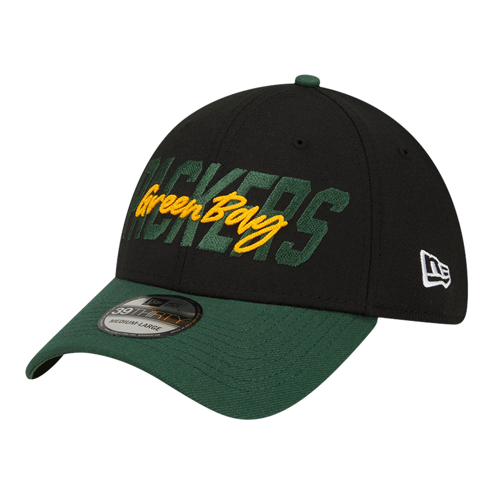 Green Bay Packers New Era 2023 Draft 39Thirty Cap at the Packers Pro Shop