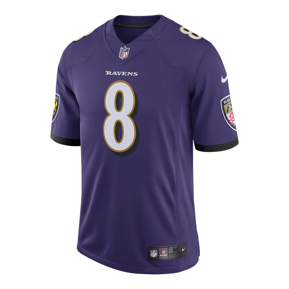 Nike Baltimore Ravens Game Team Colour Jersey Purple - New Orchid