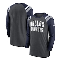 Dallas Cowboys Nike Raglan Long Sleeve Shirt Composite_or_Mixed