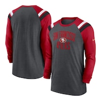 San Francisco 49ers Nike Raglan Long Sleeve Shirt Composite_or_Mixed