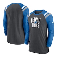 Detroit Lions Nike Raglan Long Sleeve Shirt Composite_or_Mixed