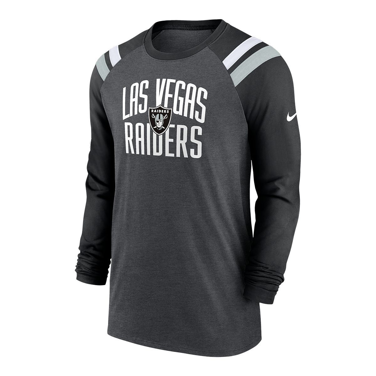 Las Vegas Raiders NFL Mens Rash Guard Long Sleeve Swim Shirt