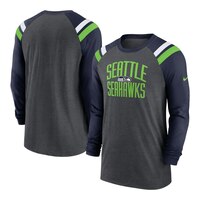 Seattle Seahawks Nike Raglan Long Sleeve Shirt Composite_or_Mixed