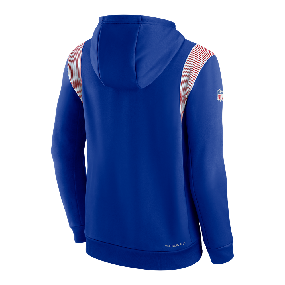 Men's Nike Royal Buffalo Bills Sideline Logo Performance Pullover