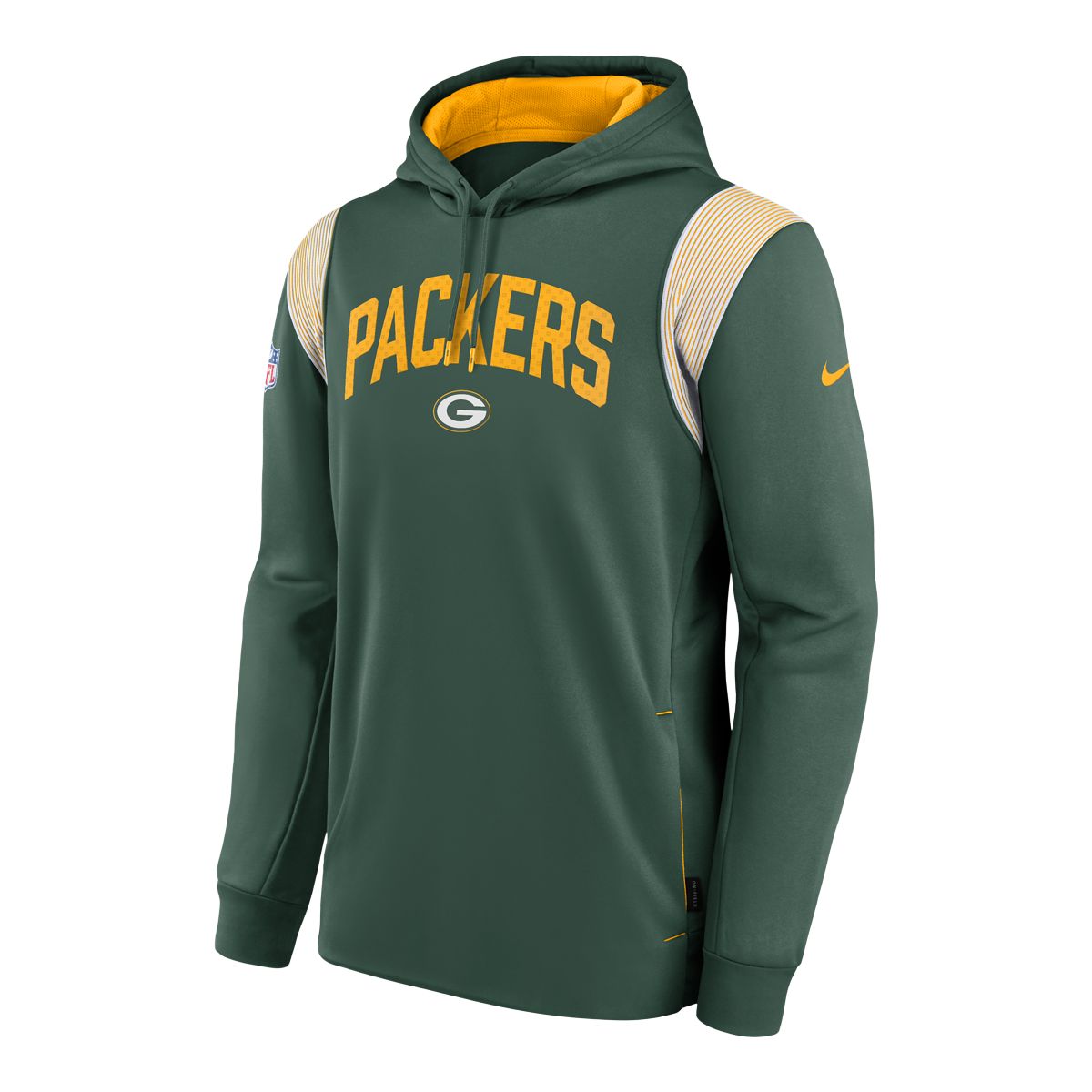 Youth Nike Green Bay Packers 2023 Sideline Club Fleece Pullover Hoodie Size: Small