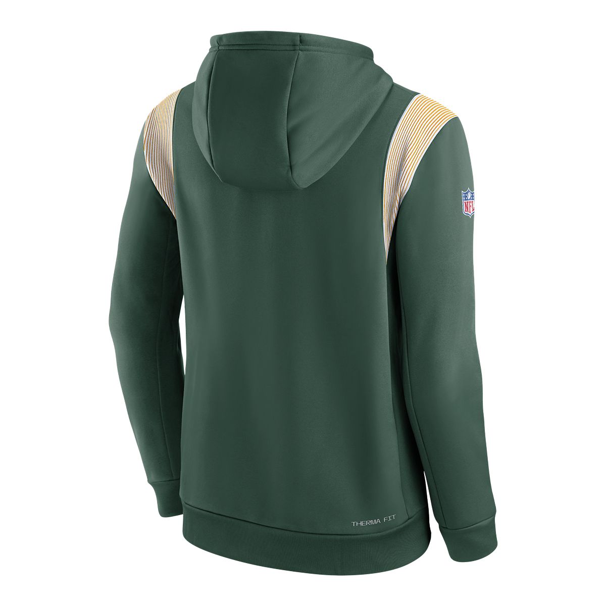 Nike Men's Green Bay Packers Sideline Therma-FIT Pullover Hoodie - Green - S (Small)