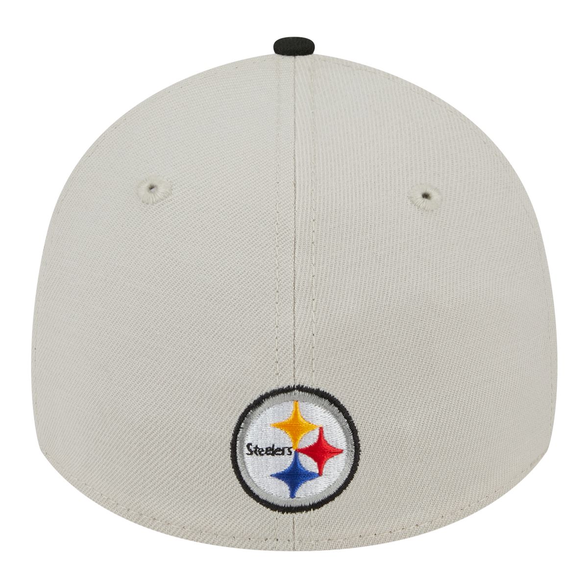 Pittsburgh Steelers Hat Cap Strap Back Gray Black NFL Football New Era Mens